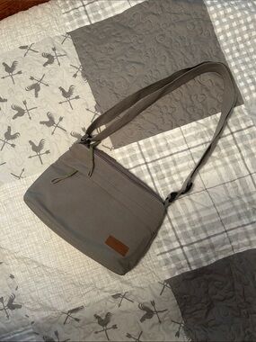 Gray Crossbody Bag